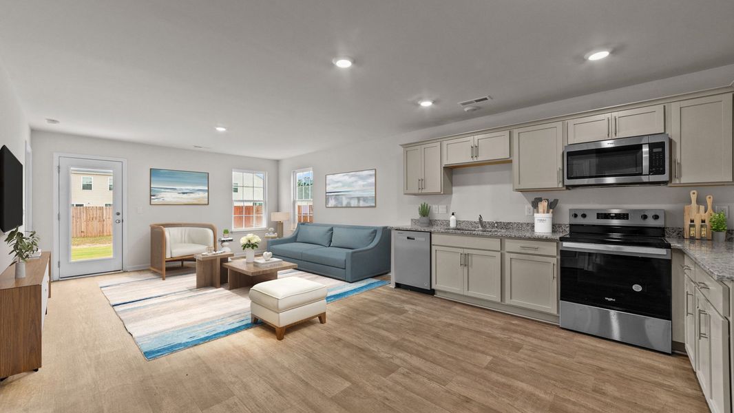 Representative furnished interior of a home built from the Sanford by D.R. Horton in Hunter Hill, Rocky Mount (Image 12). Representative furnished interior of a home built from the Sanford by D.R. Horton in Hunter Hill, Rocky Mount (Image 12).