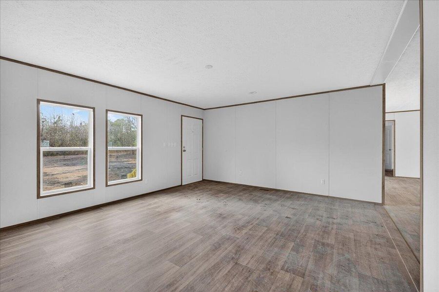 Spacious, unfurnished interior of a new home in , Pineville (Image 15).