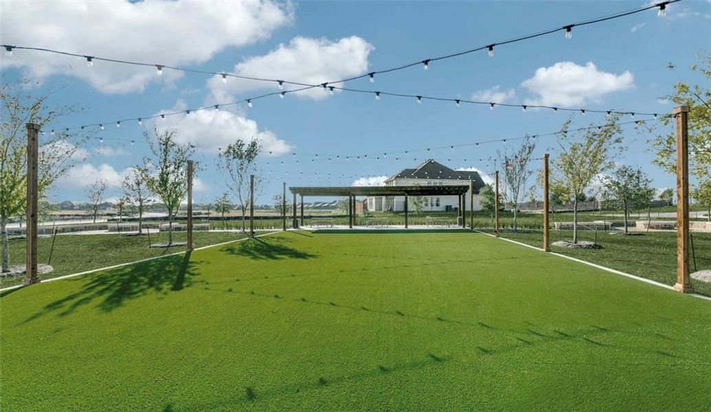 Beautiful community gathering spaces are waiting to be explored in the Estates at Stacy Crossing!