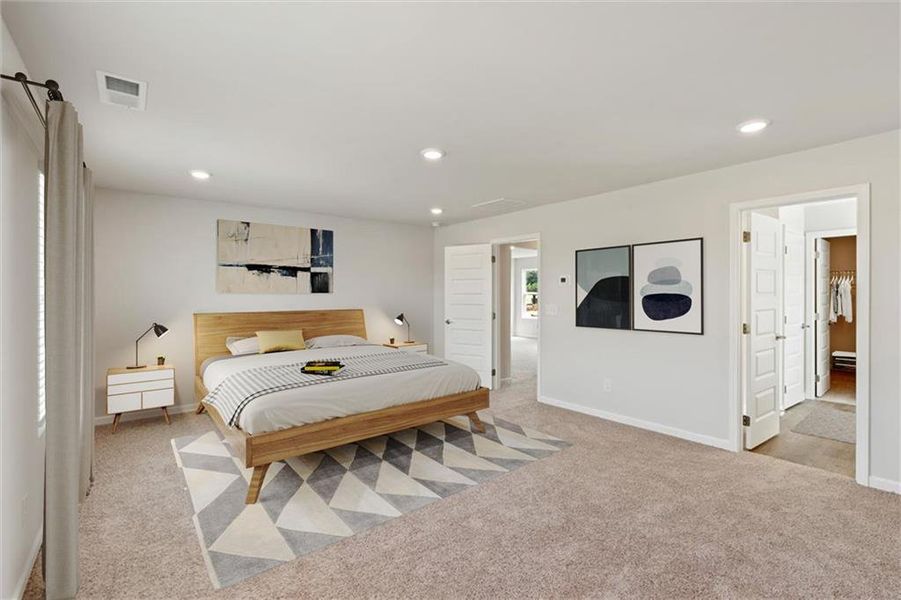 Furnished interior view inside a new home in , Calhoun (Image 7).