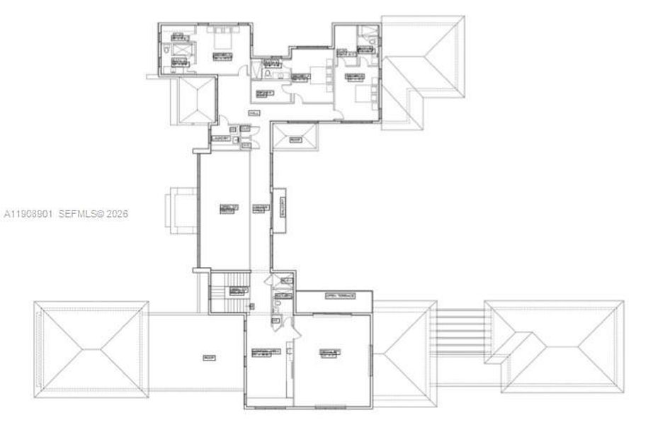 2D floor plan layout of this home in , Palmetto Bay, FL (Image 5). 2D floor plan layout of this home in , Palmetto Bay, FL (Image 5).