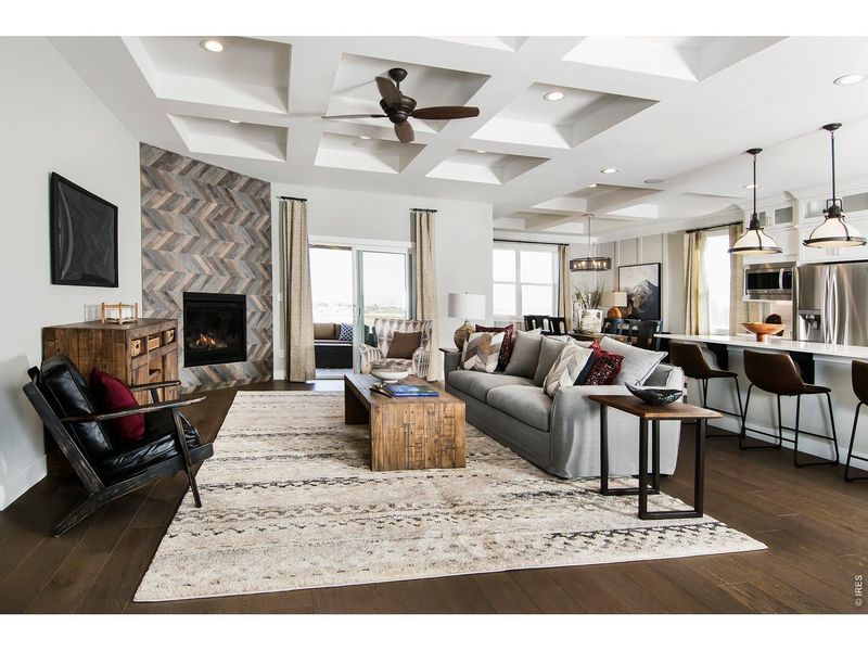 Furnished interior view inside a new home in Farmstead, Berthoud (Image 7).