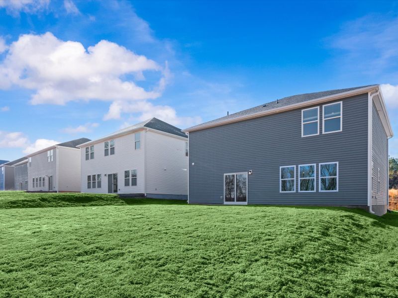 Exterior details and patio area of a home in Collier Ridge, Moore (Image 2). Exterior details and patio area of a home in Collier Ridge, Moore (Image 2).