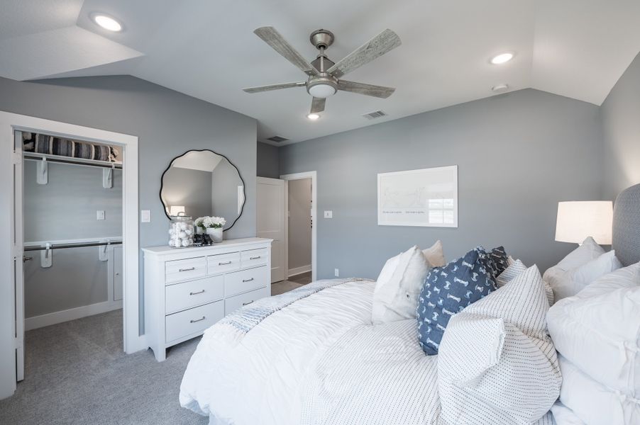 Representative furnished interior of a home built from the Barnhart by Tri Pointe Homes in Dunham Pointe, Cypress (Image 40).