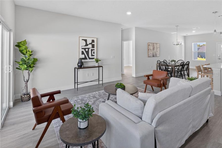 Furnished interior view inside a new home in , Ocala (Image 10).