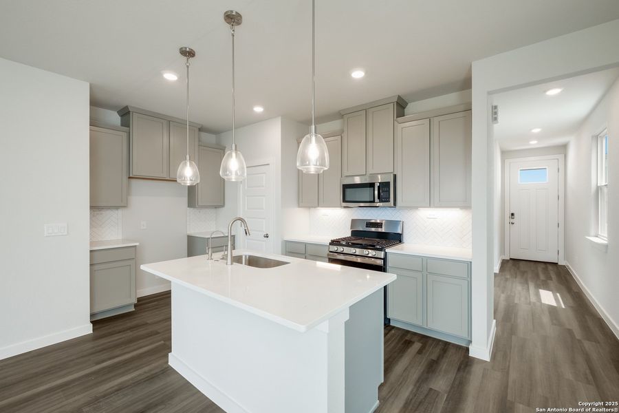 Furnished interior view inside a new home in Talley Fields, San Antonio (Image 4). Furnished interior view inside a new home in Talley Fields, San Antonio (Image 4).