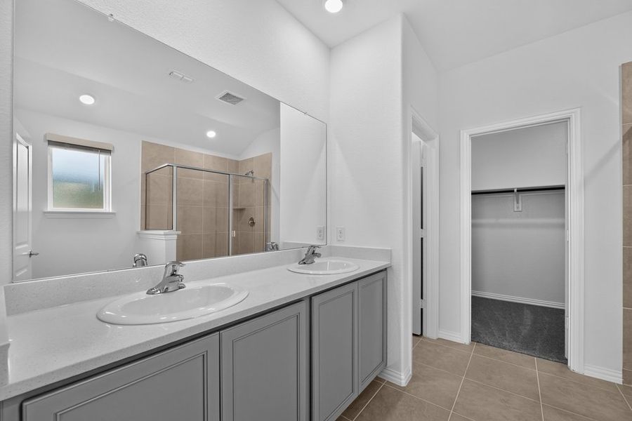 Furnished interior view inside a new home in Parks at Foster Crossing, Anna (Image 12).