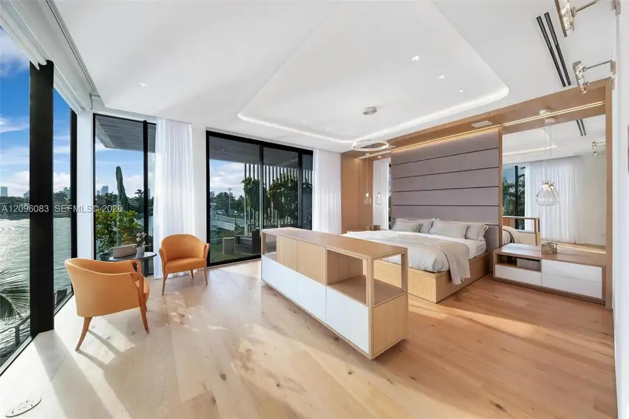 Furnished interior view inside a new home in , Miami Beach (Image 32).