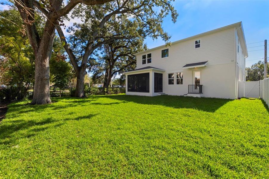 Exterior details and patio area of a home in , Tampa (Image 21). Exterior details and patio area of a home in , Tampa (Image 21).