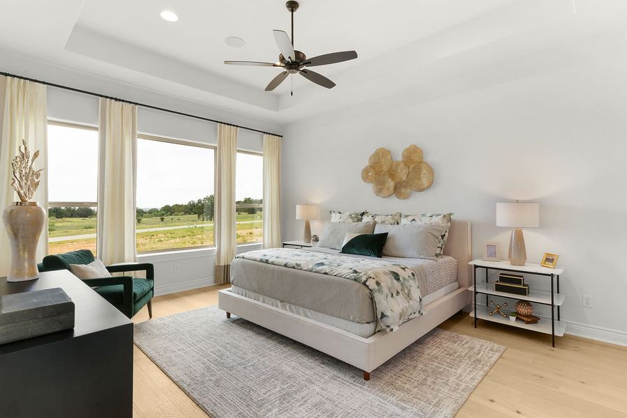 Furnished interior view inside a new home in The Colony- Pine Cove, Bastrop (Image 18).