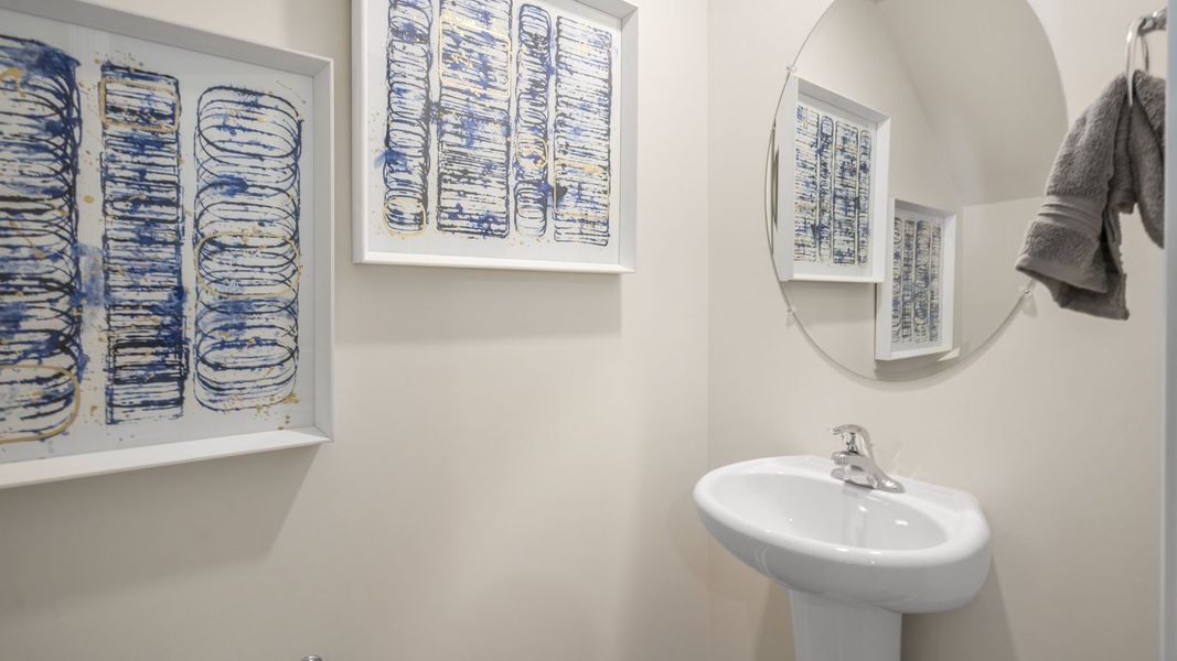 Close-up of interior finishes inside a home in Thornton Townes, Raleigh (Image 20).