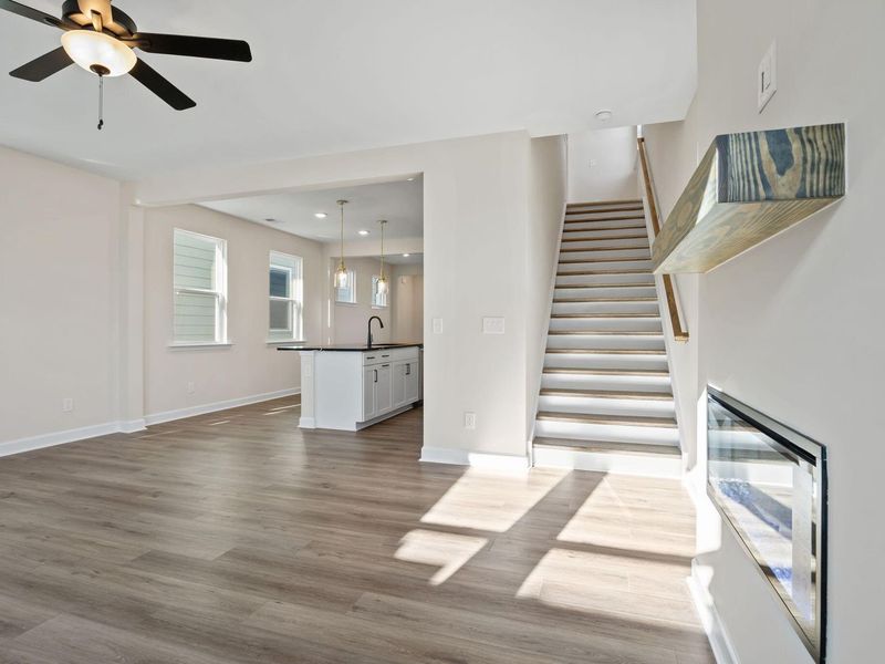 Spacious, unfurnished interior of a new home in Forestville Yard, Knightdale (Image 23).