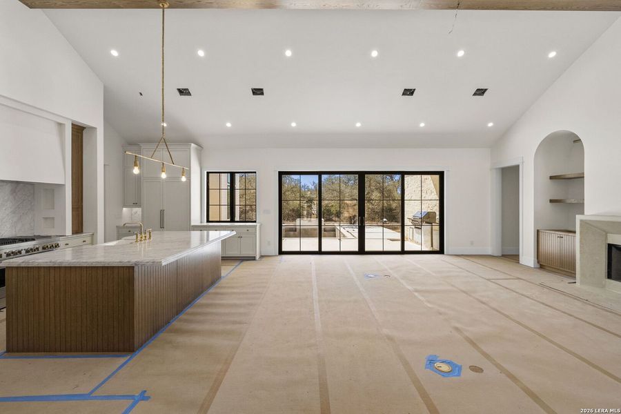 In-progress construction of a new home in , Boerne, TX (Image 16).