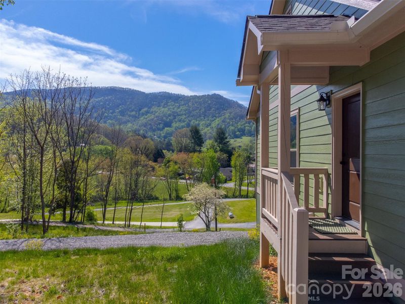 Exterior details and patio area of a home in , Waynesville (Image 27).