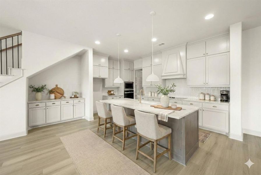 Furnished interior view inside a new home in Ridgepoint - Phase 1, Midlothian (Image 14).