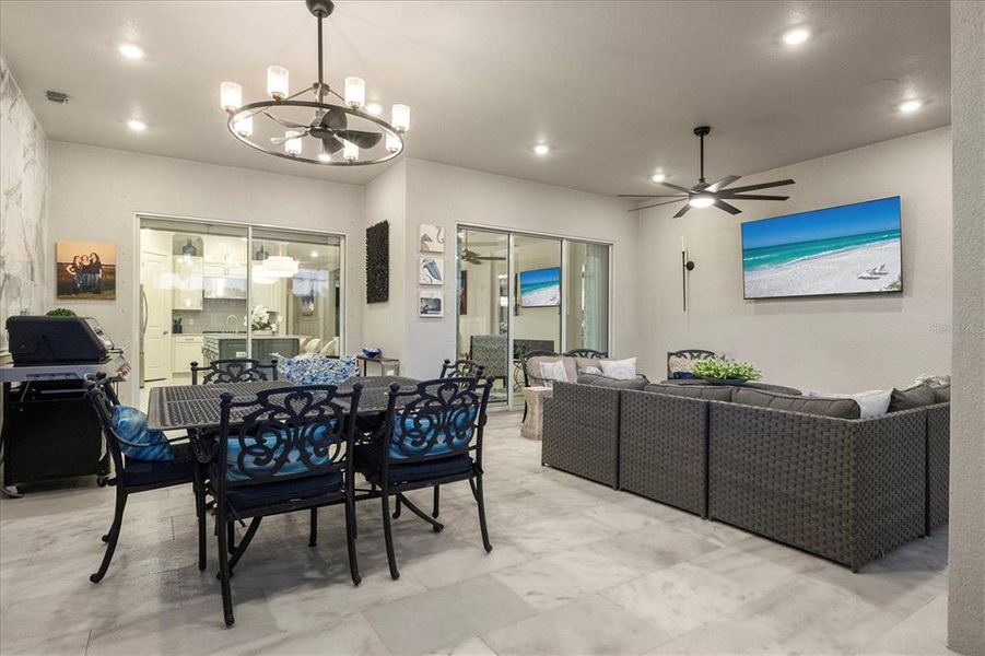 Furnished interior view inside a new home in Esplanade at Azario Lakewood Ranch, Bradenton (Image 10).
