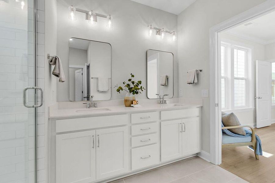 Furnished interior view inside a new home in Heron Preserve, Hanahan (Image 28).