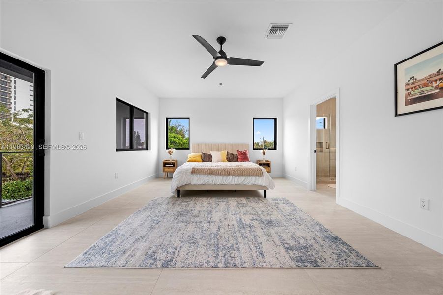 Furnished interior view inside a new home in , Miami (Image 34). Furnished interior view inside a new home in , Miami (Image 34).