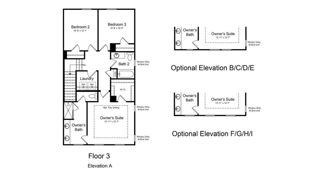 2D floor plan layout of this home in Silverstone, Knightdale, NC (Image 5).