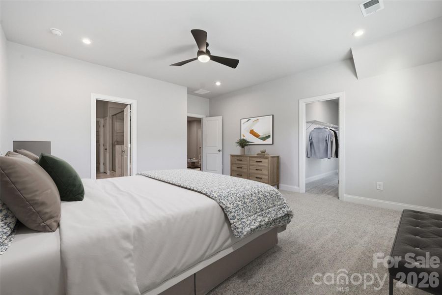 Furnished interior view inside a new home in Tillery at Wilson Farms, Fort Mill (Image 16). Furnished interior view inside a new home in Tillery at Wilson Farms, Fort Mill (Image 16).