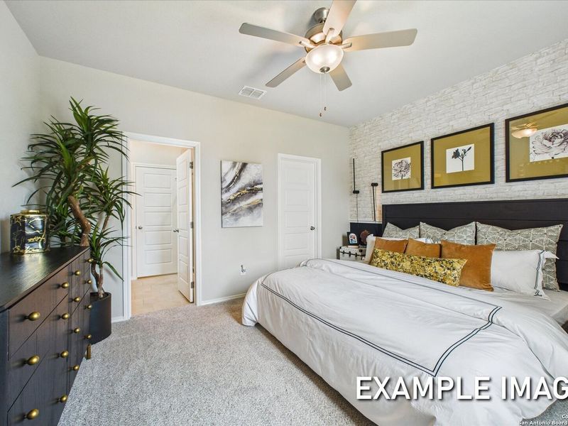 Furnished interior view inside a new home in Agave, San Antonio (Image 17).