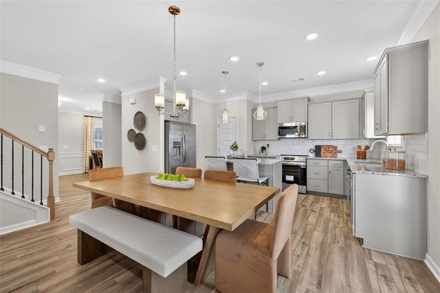 Furnished interior view inside a new home in Oakmont, Dallas (Image 23).