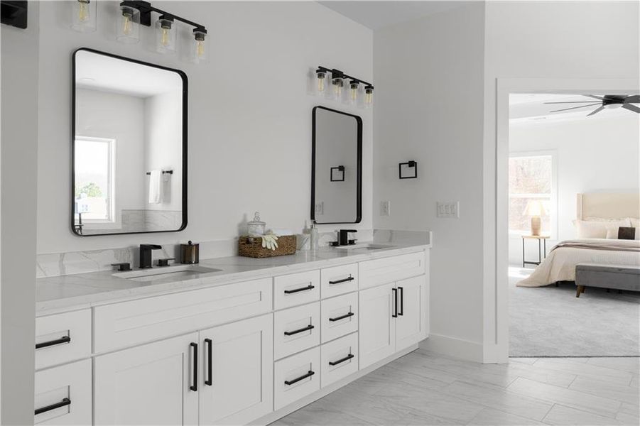 Furnished interior view inside a new home in , Social Circle (Image 11).