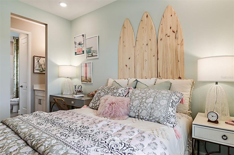 Furnished interior view inside a new home in Ardisia Park, New Smyrna Beach (Image 15).