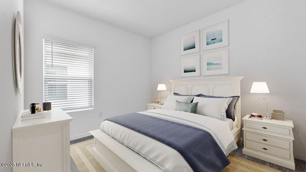 Furnished interior view inside a new home in Coopers Meadow, Jacksonville (Image 15).