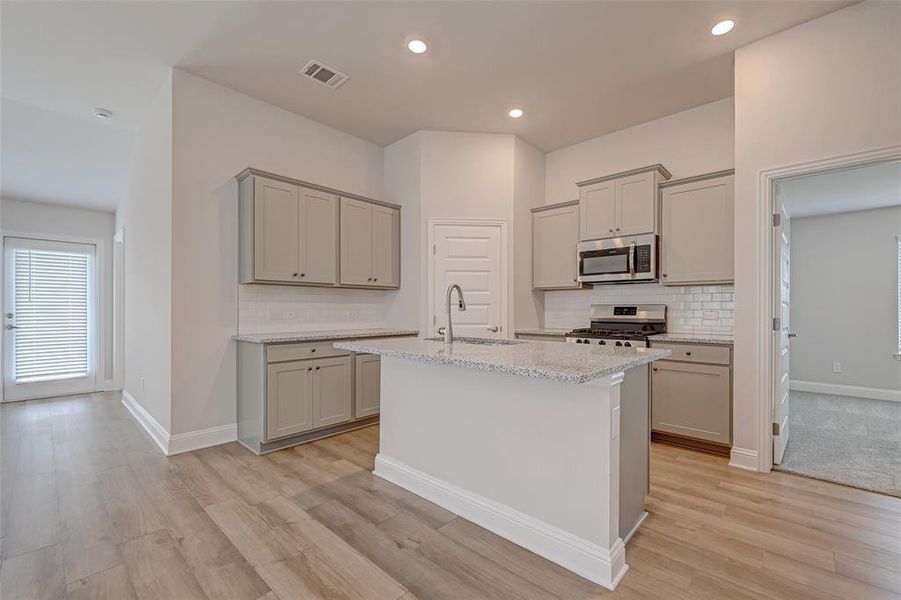 Furnished interior view inside a new home in Kiber Reserve, Angleton (Image 3).