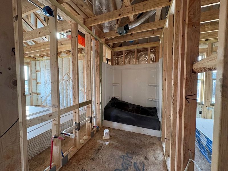 In-progress construction of a new home in Rolling Glen, Hutto, TX (Image 26).