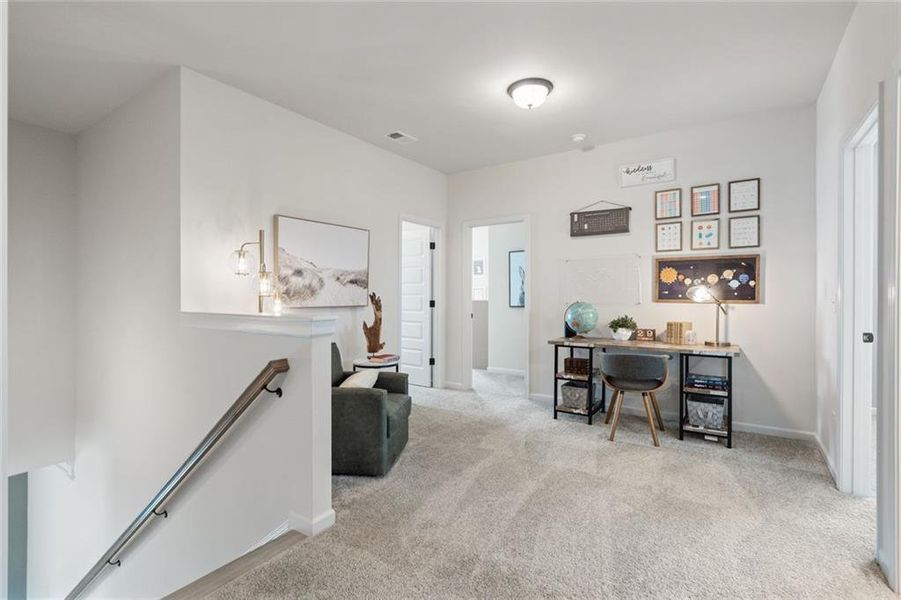 Furnished interior view inside a new home in Garrett Preserve, Douglasville (Image 22).