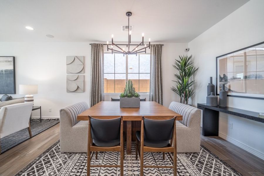 Furnished interior view inside a new home in Hawes Crossing, Mesa (Image 12).