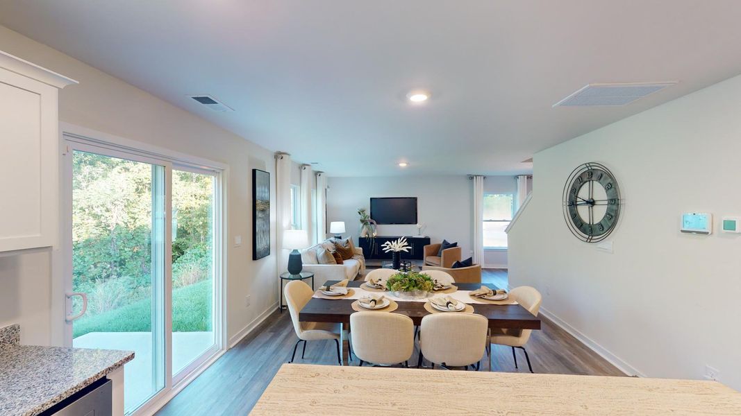 Furnished interior view inside a new home in Cardinal Creek, Charlotte (Image 8).