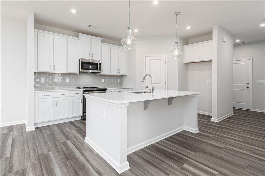 Furnished interior view inside a new home in Madison at Buice Lake, Acworth (Image 6).