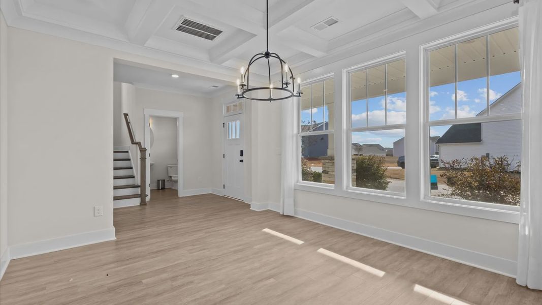 Dining Room of The Sutherland Design by DRB Homes