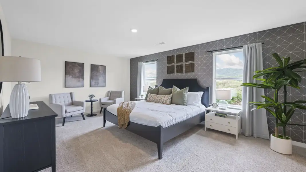 Furnished interior view inside a new home in The Hideaway at Edgestone, Ooltewah (Image 37). Furnished interior view inside a new home in The Hideaway at Edgestone, Ooltewah (Image 37).