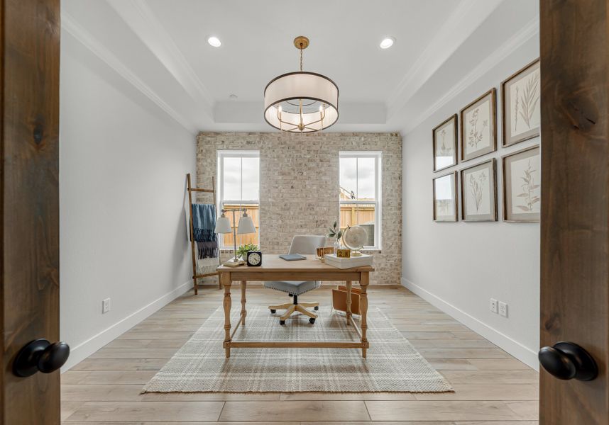 Representative furnished interior of a home built from the The Landry by Reece Homes in Oakmont, Bryan (Image 5).
