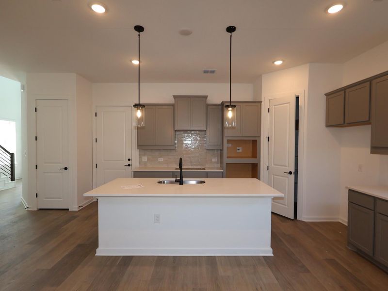 Furnished interior view inside a new home in Estancia West, Manchaca (Image 8).