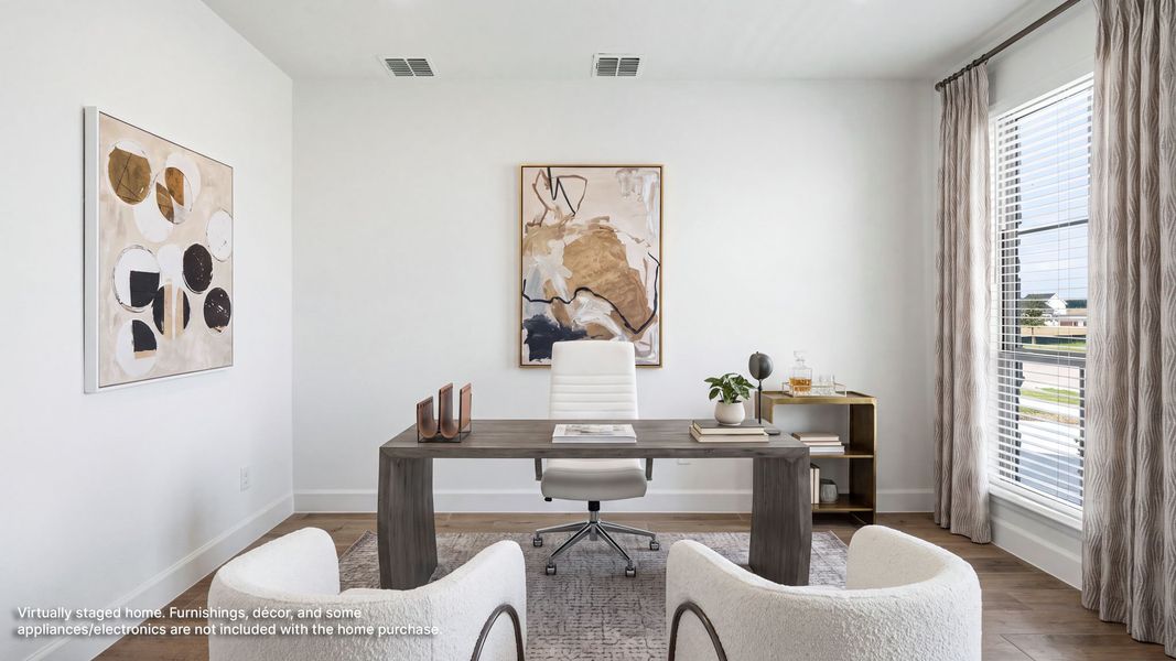 Furnished interior view inside a new home in Landmark, Denton (Image 9).