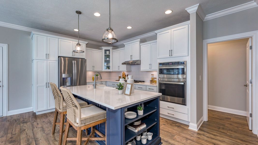 Representative furnished interior of a home built from the Palazzo by Epcon Communities in The Courtyards on the Greenway, Matthews (Image 14).
