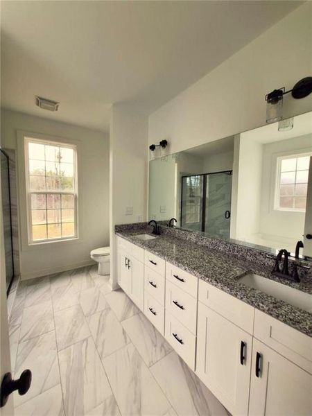 Furnished interior view inside a new home in , Milledgeville (Image 8).