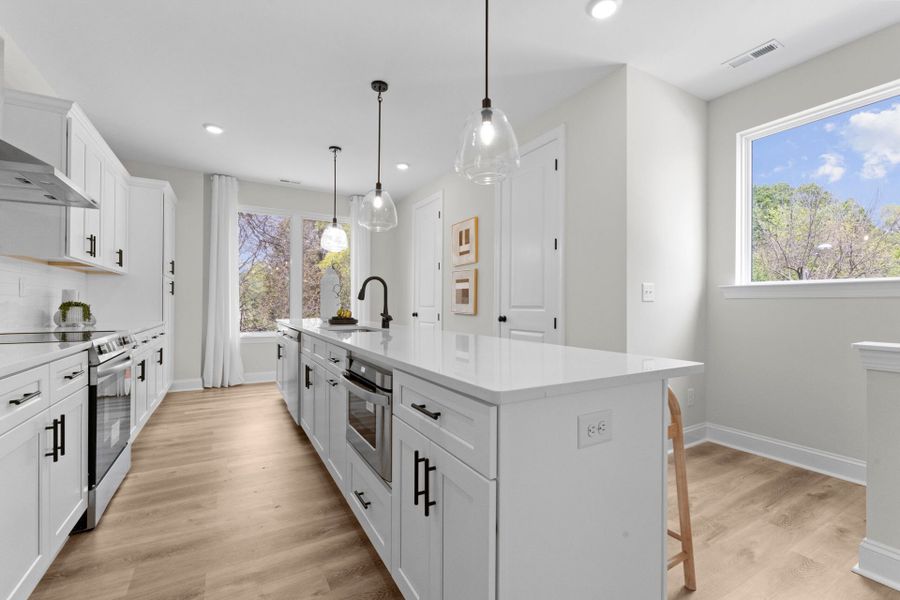 Furnished interior view inside a new home in Hartford Townhomes, Charlotte (Image 43).