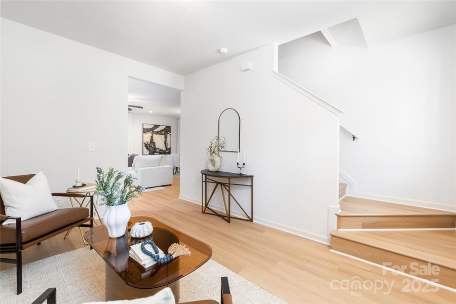 Furnished interior view inside a new home in , Charlotte (Image 20).
