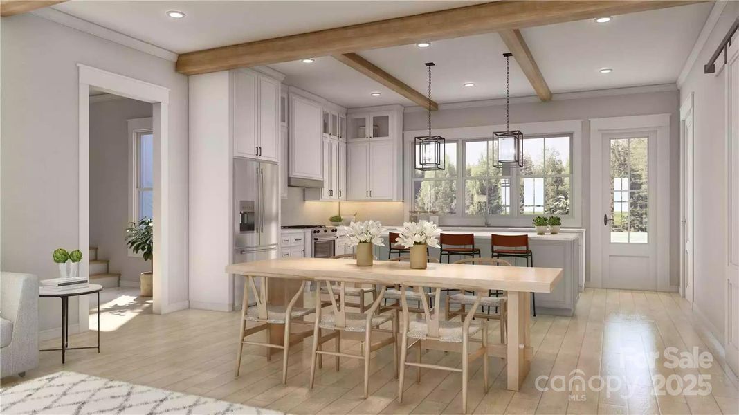 Furnished interior view inside a new home in , Sherrills Ford (Image 10).