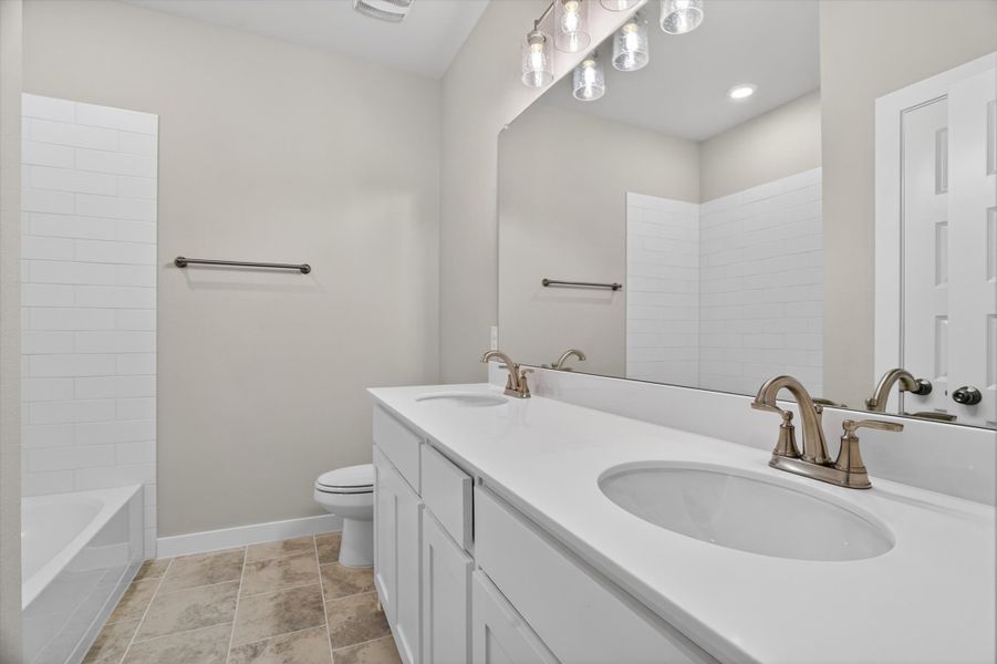 Furnished interior view inside a new home in Terra Vista Estates, Springtown (Image 38).