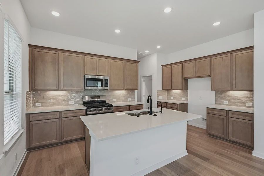 Furnished interior view inside a new home in The Crossvine, Schertz (Image 6).