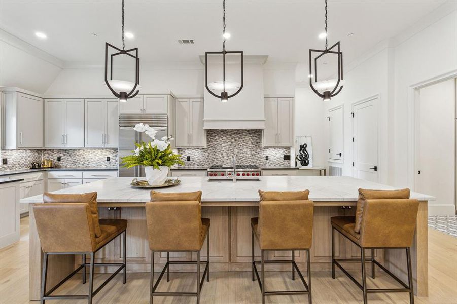 Furnished interior view inside a new home in , Plano (Image 4).
