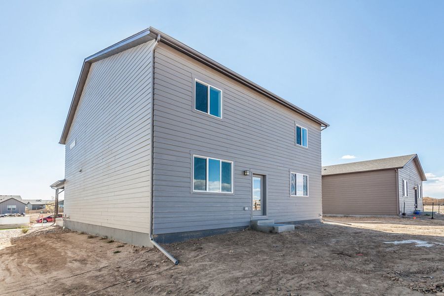 Exterior details and patio area of a home in Bloom, Fort Collins (Image 4).