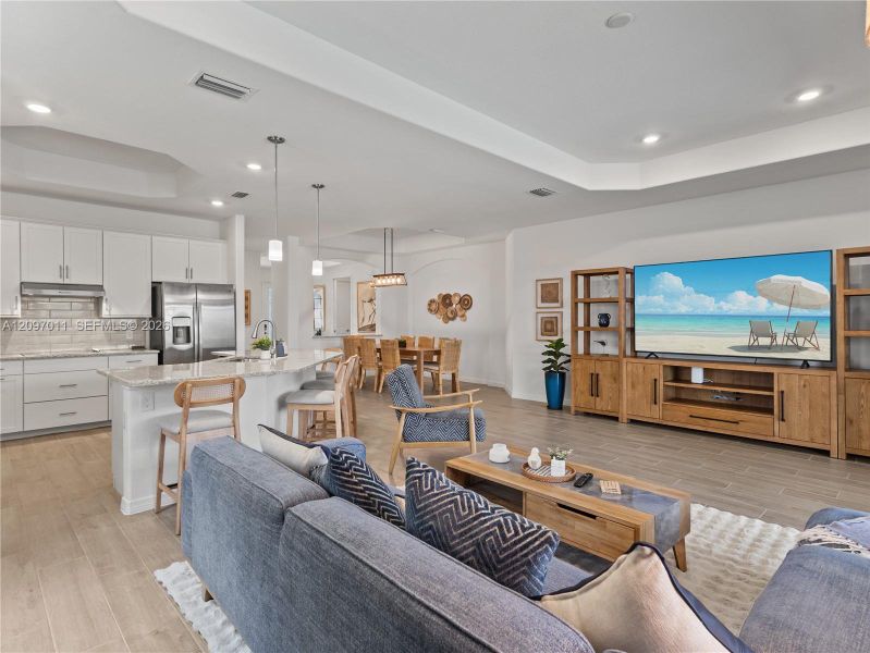 Furnished interior view inside a new home in , Punta Gorda (Image 15).